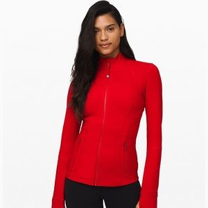ISO red lululemon define jacket